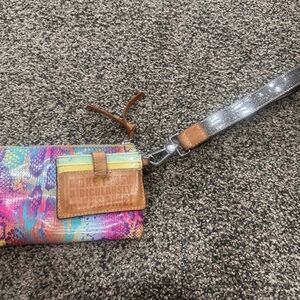 Consuela Pink and Purple Key Card Holder Accessories